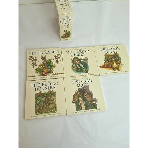 Boxed Edition Books The Peter Rabbit Classic Collection 5 Board Books - Picture 4 of 5